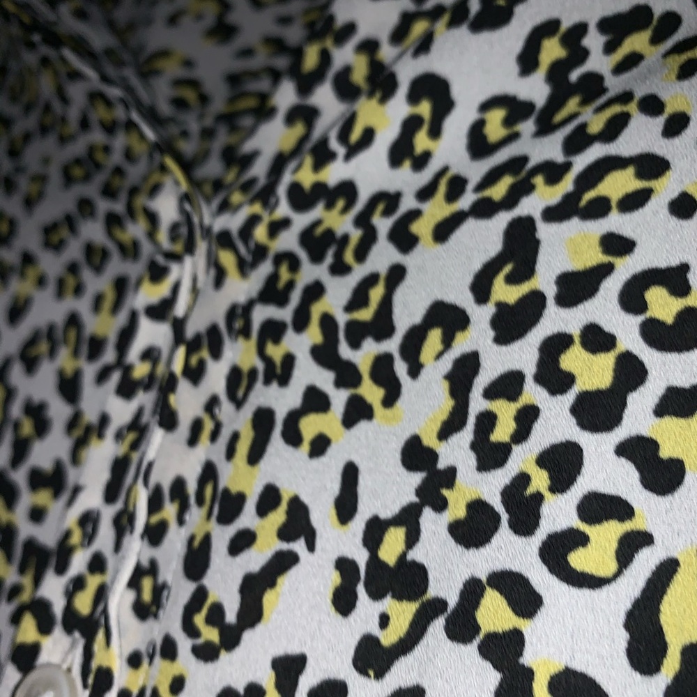 Leopard Print Button Down Blouse. - image 3